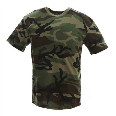 Round Collar Shirt Army Combat Top