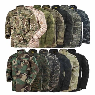 Tactical Combat Uniforms Tactical Fatigue Camo Combat Uniform ACU Camouflage Suit