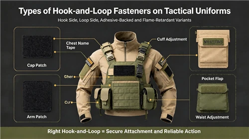 Types of Hook‑and‑Loop Fasteners on Tactical Uniforms: Differences Between Ho...