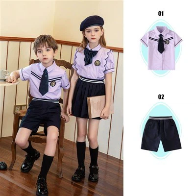 Blue Cotton Academy Students Uniforms