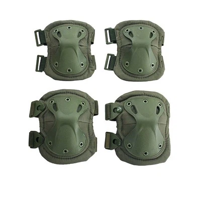 Camouflage Waterproof Canvas Sponge Adult 4-Piece Knee And Elbow Pads
