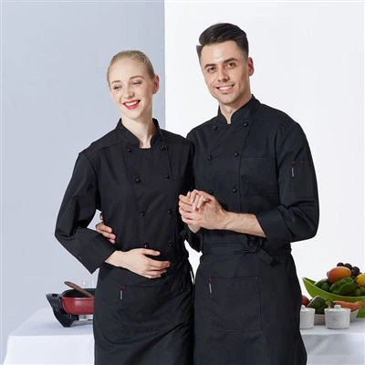 Executive Custom Chef Jackets And Apron Suit