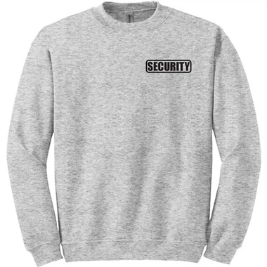Factory Direct Custom Security Event Staff Crewneck Sweatshirt
