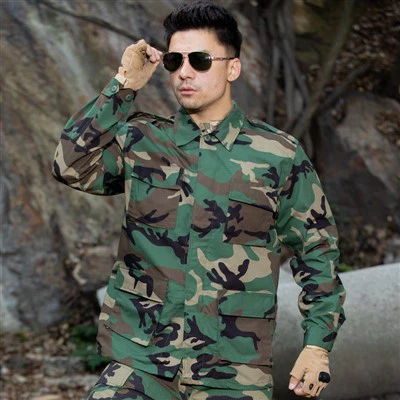 Four Color Jungle Army Operational Camouflage Pattern Uniform