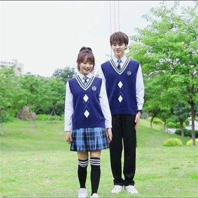 Preppy Knit School Cardigan & Vest Uniforms