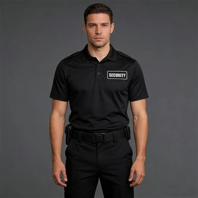 Professional Uniform For Security Patrol Custom Security Reflective Polo Shirts