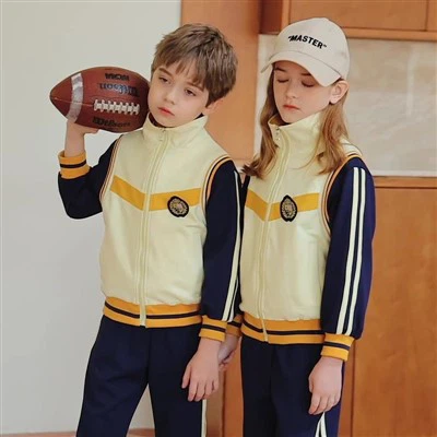Sporty Style Color Blocking Baseball Uniform Sets Production Factory