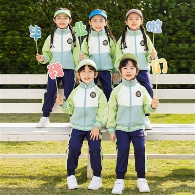 Spring And Autumn Sports School Uniform OEM