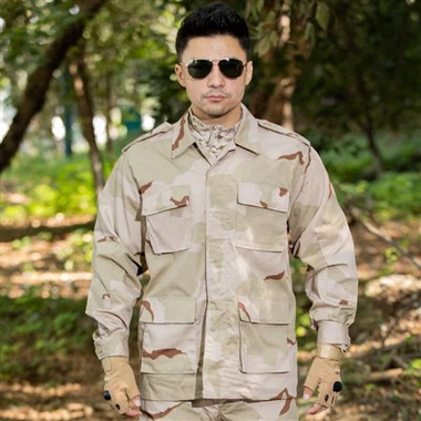 Three Color Desert Tactical Military Uniform